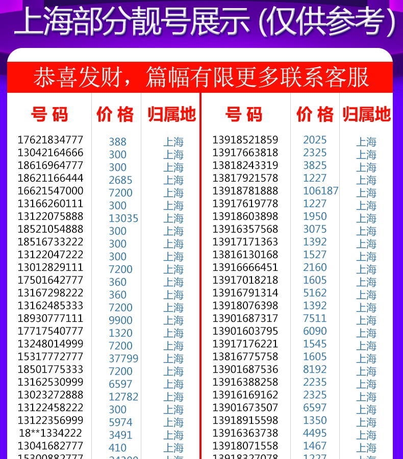 400电话号码精选靓号(400电话号码精选靓号是真的吗)