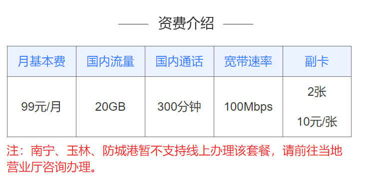 100m宽带套餐办理(办理100m宽带多少钱)