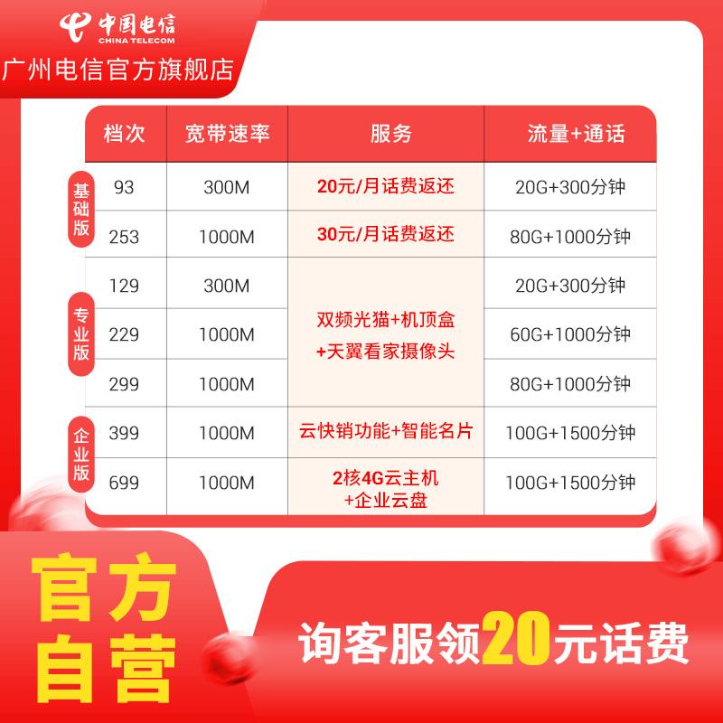 电信300m宽带价格(电信300m宽带要多少钱)
